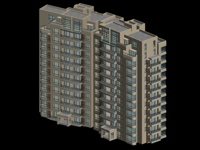 city government office building architectural design - 81 3D Model .c4d .max .obj .3ds .fbx .stl .blend 