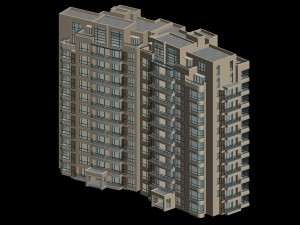 city government office building architectural design - 81 3D Model
