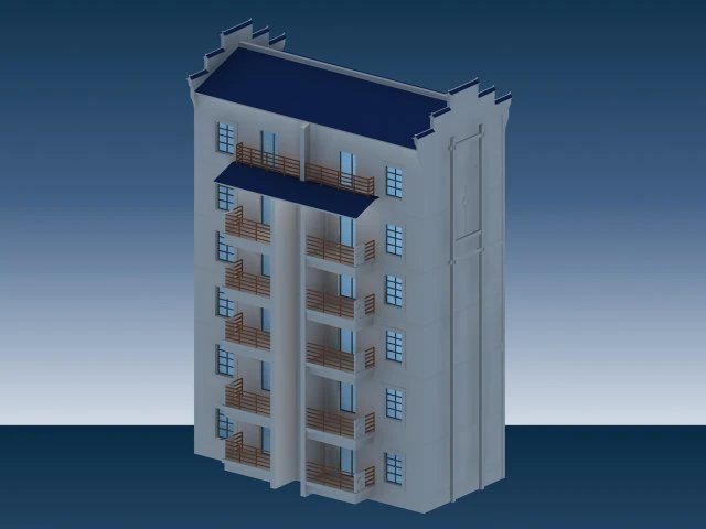 city government office building architectural design - 82 3D Model .c4d .max .obj .3ds .fbx .stl .blend 
