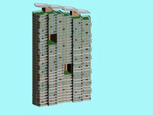 city government office building architectural design - 83 3D Model