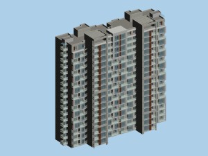 city government office building architectural design - 84 3D Model