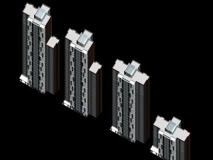 city government office building architectural design - 85 Modèle 3D