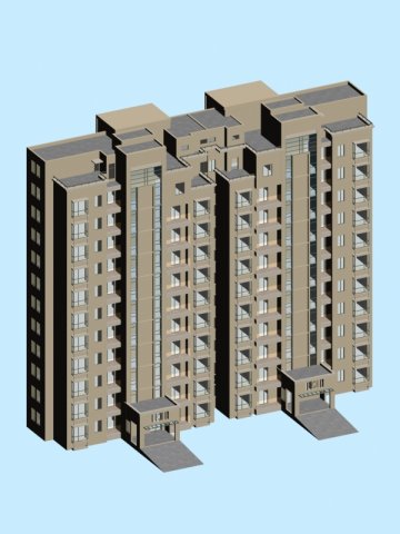 city government office building architectural design - 88 3D Модель .c4d .max .obj .3ds .fbx .stl .blend 