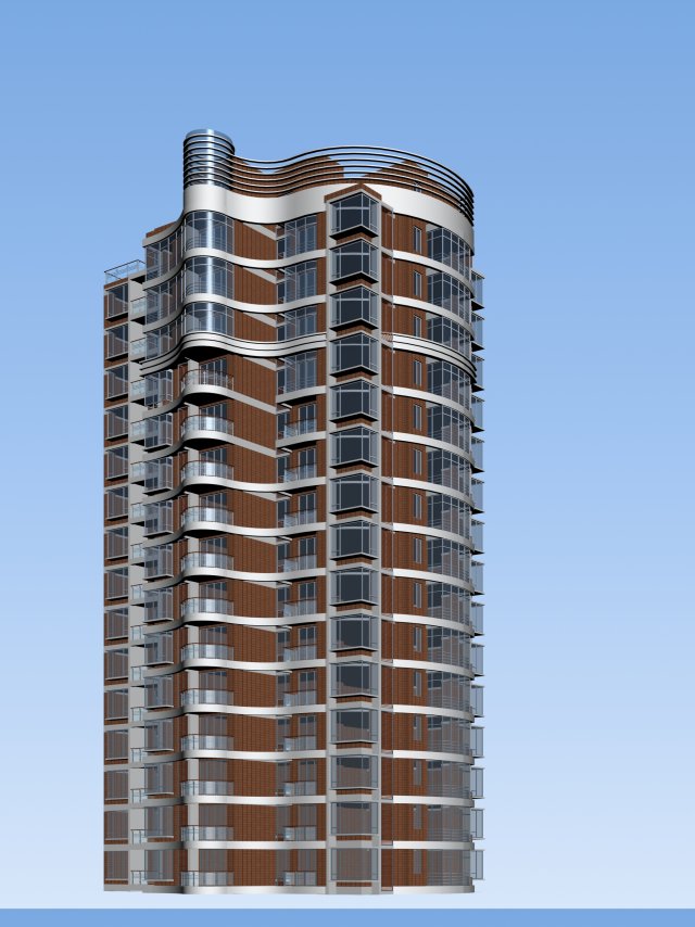 city government office building architectural design - 93 Modelo 3D .c4d .max .obj .3ds .fbx .stl .blend 