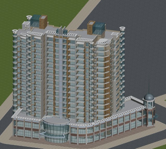 city government office building architectural design - 95 Modèle 3D .c4d .max .obj .3ds .fbx .stl .blend 