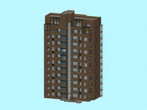 city government office building architectural design - 98 3D Model
