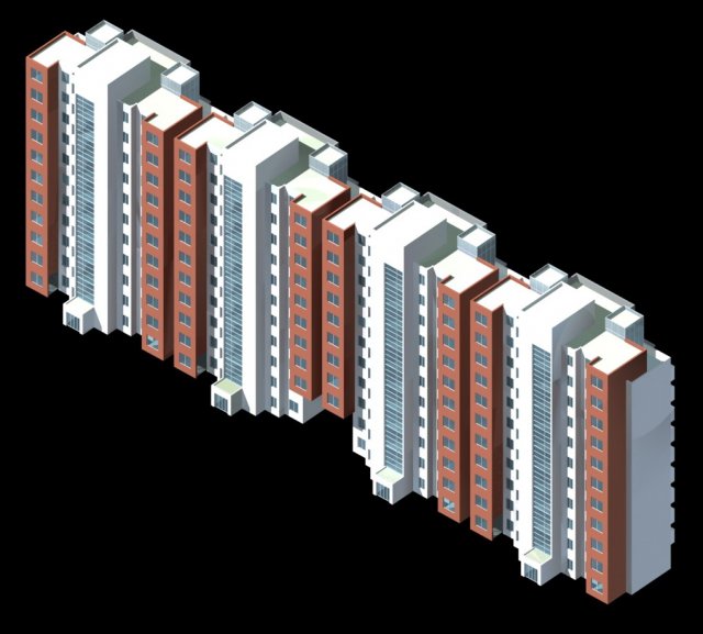 city government office building architectural design - 103 3Dモデル .c4d .max .obj .3ds .fbx .stl .blend 