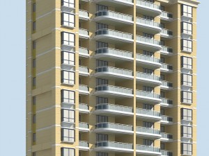 city government office building architectural design - 105 3D Model