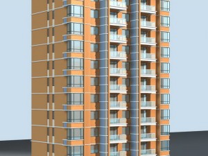 city government office building architectural design - 111 3D 모델