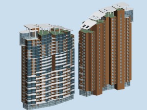 city government office building architectural design - 113 3D Model