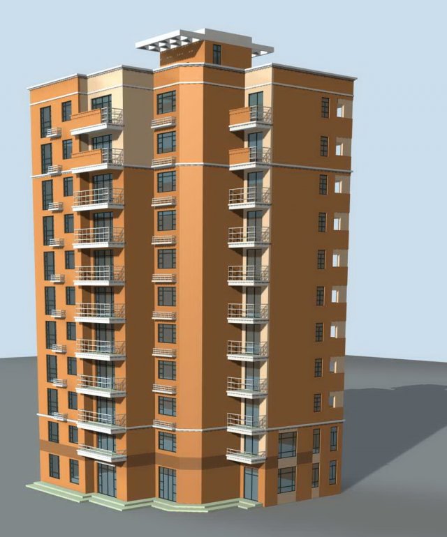city government office building architectural design - 114 Modèle 3D .c4d .max .obj .3ds .fbx .stl .blend 