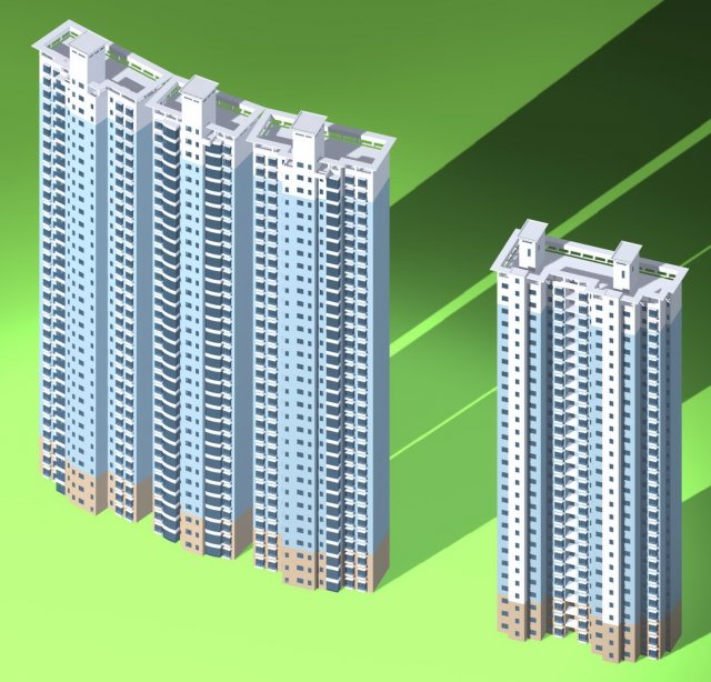 city government office building architectural design - 116 3D 모델 .c4d .max .obj .3ds .fbx .stl .blend 