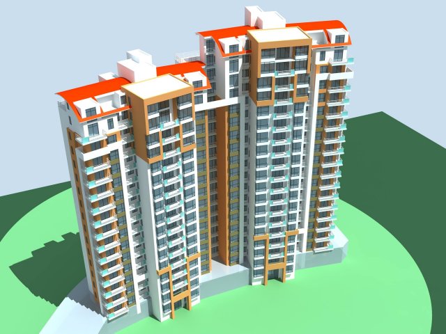city government office building architectural design - 117 Modelo 3D .c4d .max .obj .3ds .fbx .stl .blend 