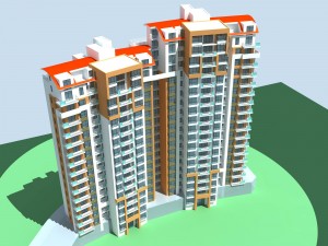 city government office building architectural design - 117 3D 模型