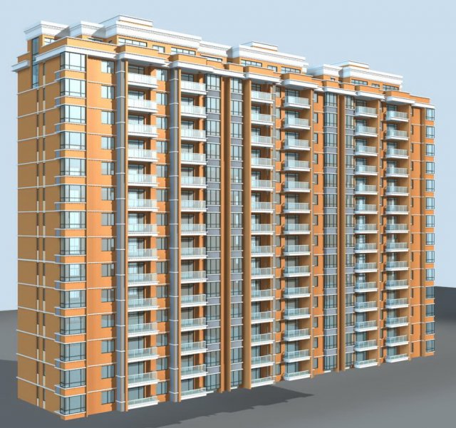 city government office building architectural design - 118 3D Model .c4d .max .obj .3ds .fbx .stl .blend 