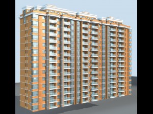 city government office building architectural design - 118 3D Model