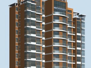 city government office building architectural design - 119 3D Model