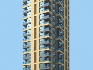 city government office building architectural design - 122 3D Model