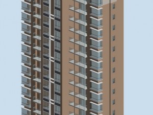 city government office building architectural design - 129 3D Model