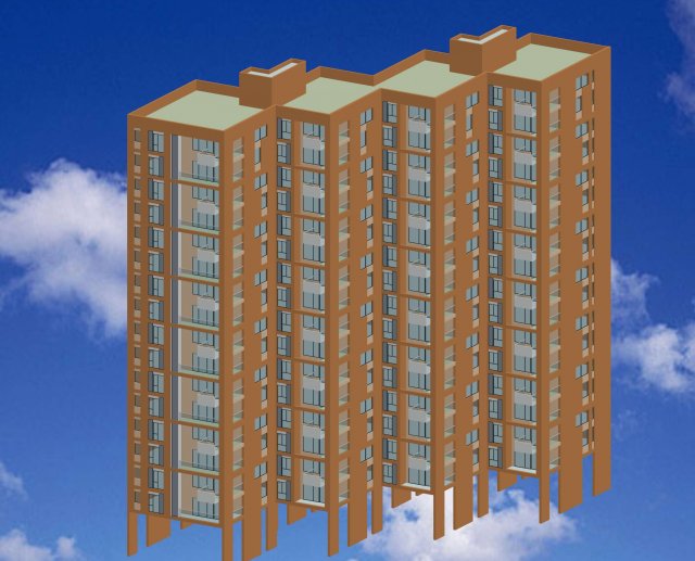 city government office building architectural design - 133 Modelo 3D .c4d .max .obj .3ds .fbx .stl .blend 