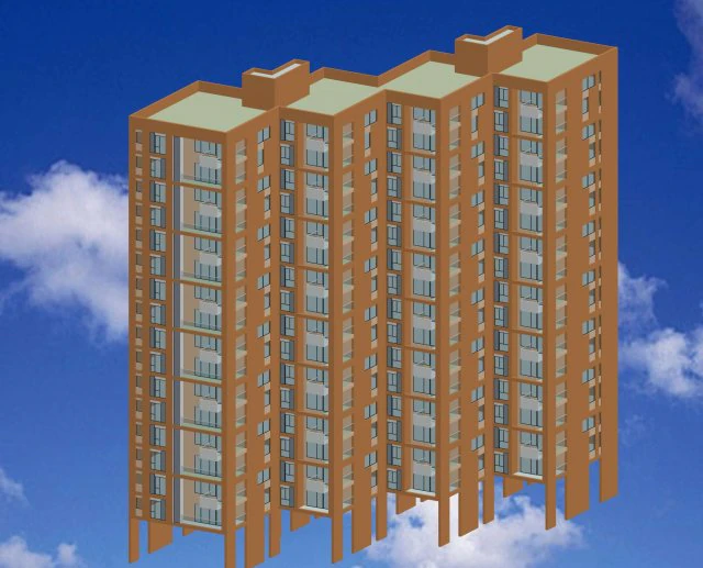 city government office building architectural design - 133 3D Model .c4d .max .obj .3ds .fbx .stl .blend 