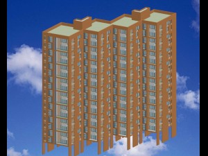 city government office building architectural design - 133 Modèle 3D