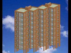 city government office building architectural design - 133 3D Model