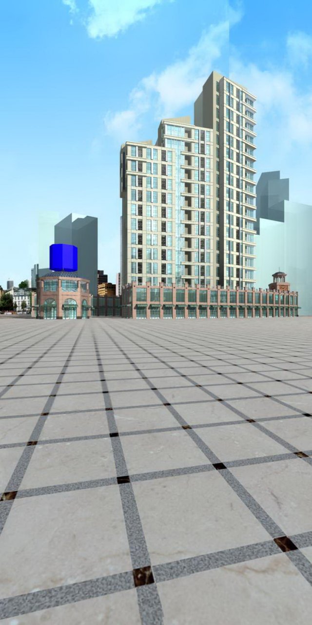 city government office building architectural design - 134 3D Model .c4d .max .obj .3ds .fbx .stl .blend 