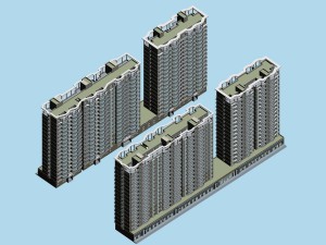 city government office building architectural design - 136 3D Model