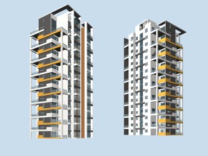 city government office building architectural design - 137 Model 3D