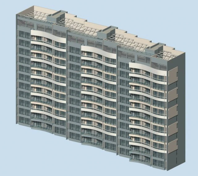 city government office building architectural design - 142 3D Model .c4d .max .obj .3ds .fbx .stl .blend