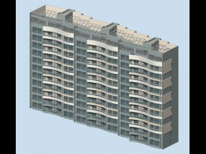 city government office building architectural design - 142 3D Model