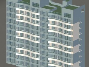 city government office building architectural design - 143 3D Model