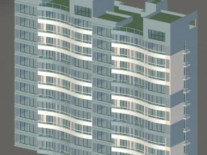 city government office building architectural design - 143 3D Model