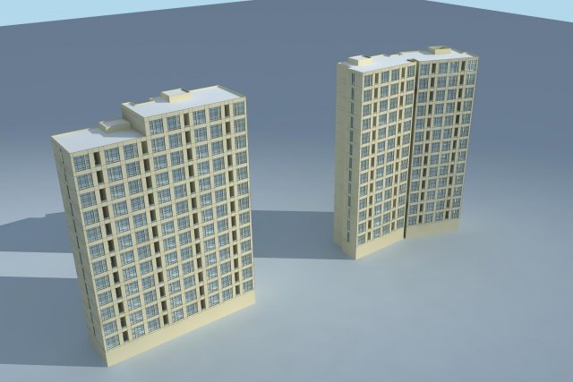 city government office building architectural design - 147 Modèle 3D .c4d .max .obj .3ds .fbx .stl .blend 