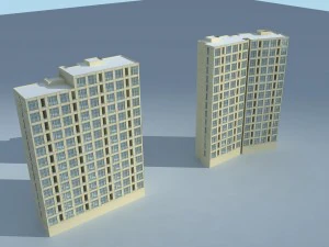 projekt architektoniczny budynku biurowego władz miejskich - 147 Model 3D