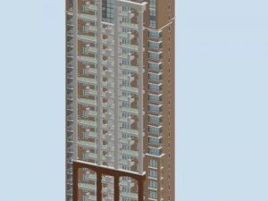 시청사 건축설계 - 148 3D 모델