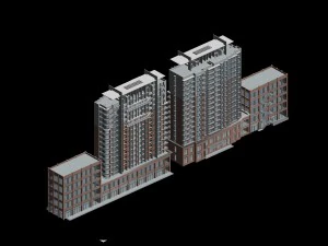 city government office building architectural design - 150 3D Model