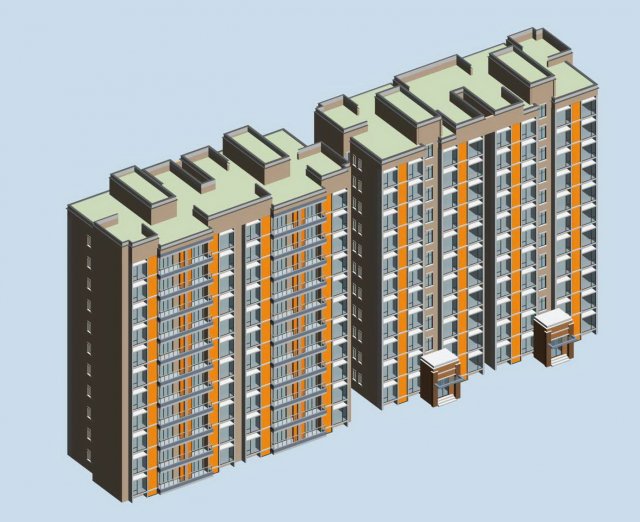 city government office building architectural design - 156 3Dモデル .c4d .max .obj .3ds .fbx .stl .blend 