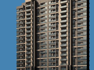 city government office building architectural design - 157 3D Модель