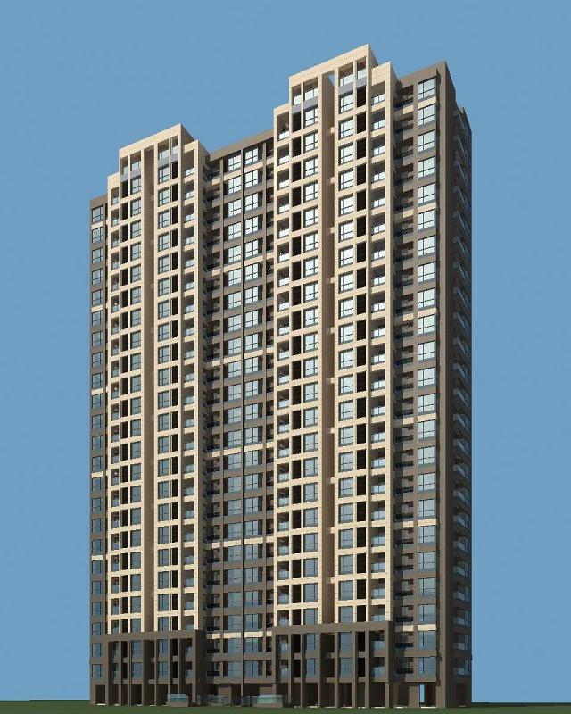 city government office building architectural design - 158 3D Model .c4d .max .obj .3ds .fbx .stl .blend 