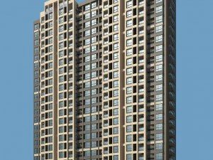 projekt architektoniczny budynku biurowego władz miejskich - 158 Model 3D