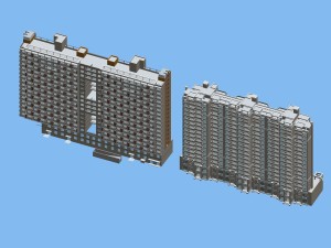 city government office building architectural design - 159 3D Model