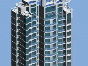 city government office building architectural design - 161 3D Model