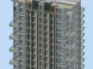 city government office building architectural design - 162 3D-Modell