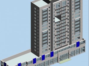 city government office building architectural design - 165 3D Model
