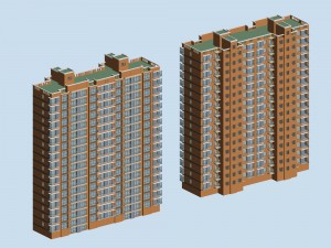 city government office building architectural design - 170 3D Model
