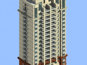 city government office building architectural design - 174 Modelo 3D