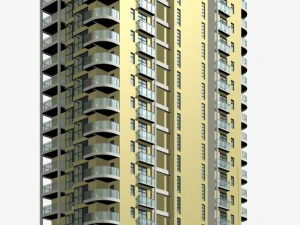 city government office building architectural design - 175 3D Model