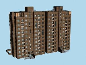 city government office building architectural design - 181 3D Модель